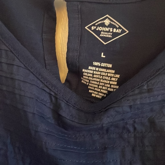 NWT Navy St John’s Bay Tank - Picture 2 of 6